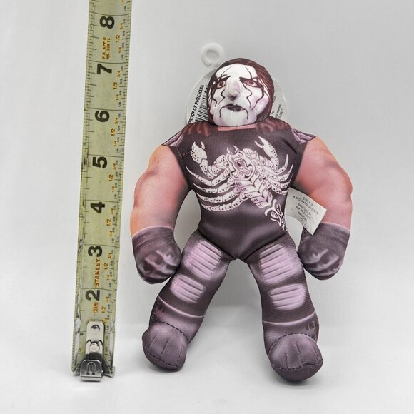 WCW LJN Hasbro Wrestling Superstars Talking Body Bashers Sting Figure Untested - Picture 2 of 3